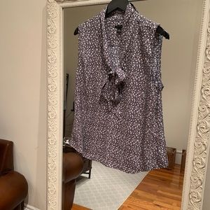 Ann Taylor Tie-Neck Blouse